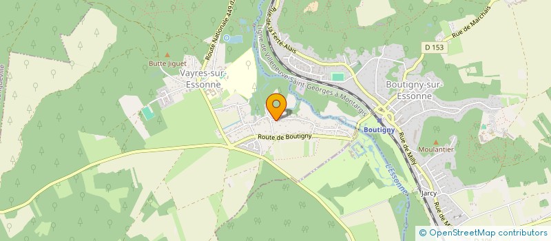 localisation de l'entreprise SCI DU CLOS DU ROUX  VAYRES-SUR-ESSONNE