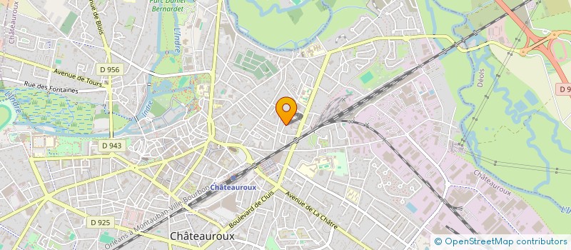 localisation de l'entreprise SCI DU CLOS FLEURI à CHATEAUROUX