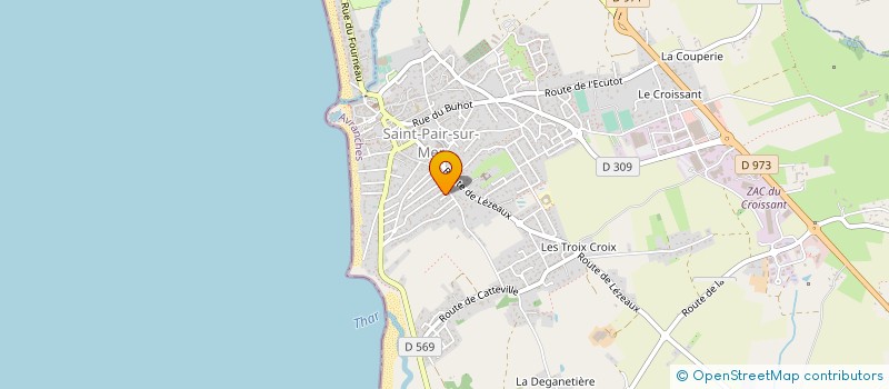 localisation de l'entreprise SCI DU CLOS FLEURI  SAINT-PAIR-SUR-MER