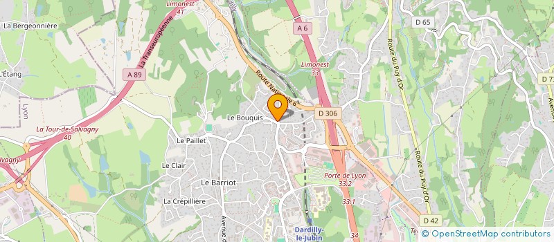 localisation de l'entreprise SCI DU CLOS FLEURI  DARDILLY