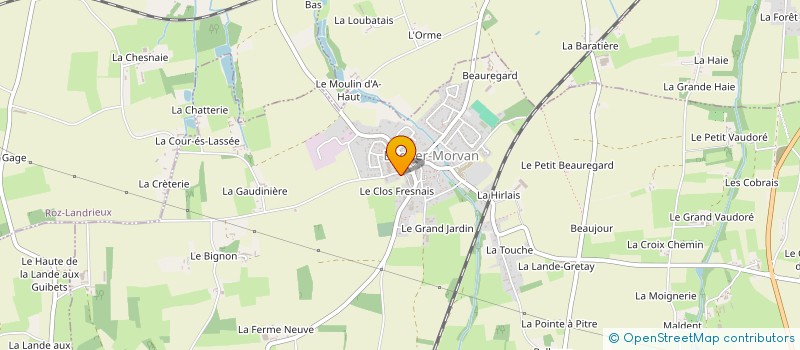 localisation de l'entreprise SCI DU CLOS FRESNAIS  BAGUER-MORVAN