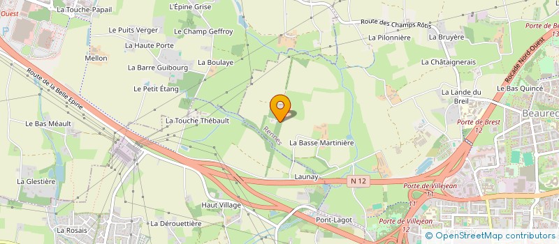 localisation de l'entreprise SCI DU CLOS GENTIL  RENNES