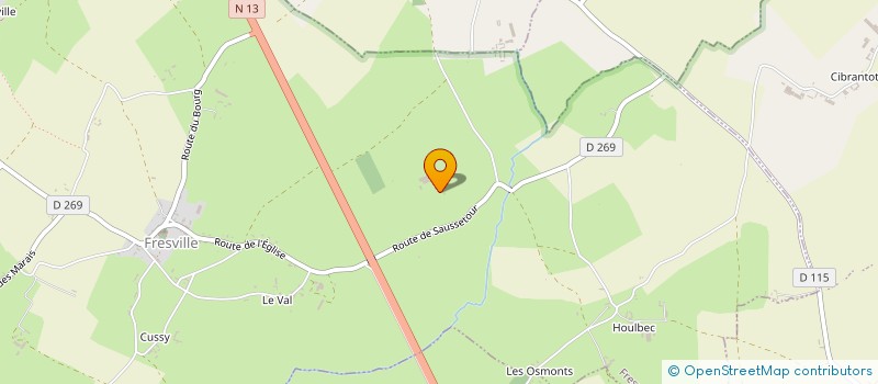 localisation de l'entreprise SCI DU CLOS GREFFIER  FRESVILLE