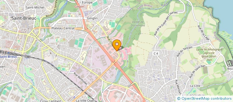 localisation de l'entreprise SCI DU CLOS HENRY à SAINT-BRIEUC