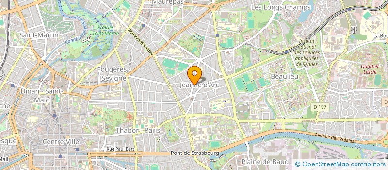 localisation de l'entreprise SCI DU CLOS JEAN  RENNES