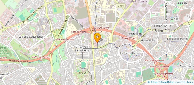 localisation de l'entreprise SCI DU CLOS JOLI  CAEN
