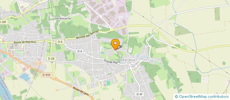 localisation de l'entreprise SCI DU CLOS JOLI BOIS à REYRIEUX