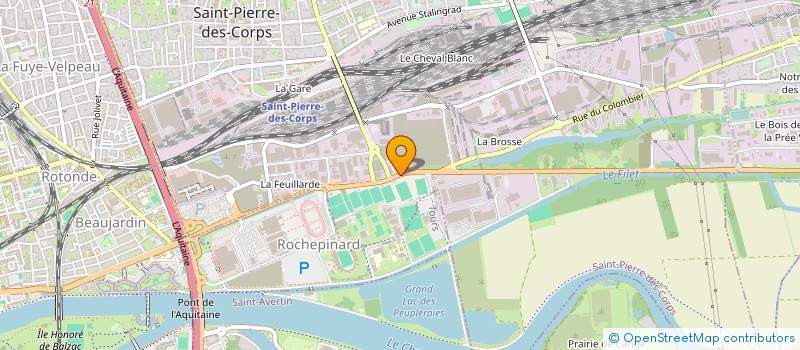 localisation de l'entreprise SCI DU CLOS LEGER  LE MANS