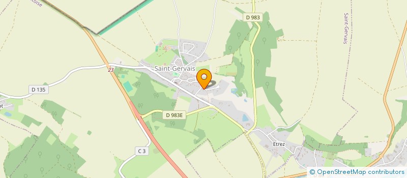 localisation de l'entreprise SCI DU CLOS LOINTIER  SAINT-GERVAIS