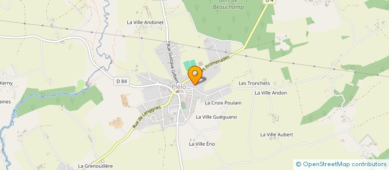 localisation de l'entreprise SCI DU CLOS MARECHAL à PLELO