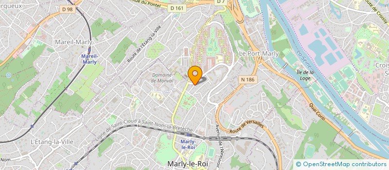 localisation de l'entreprise SCI DU CLOS MEUNIER  MARLY-LE-ROI