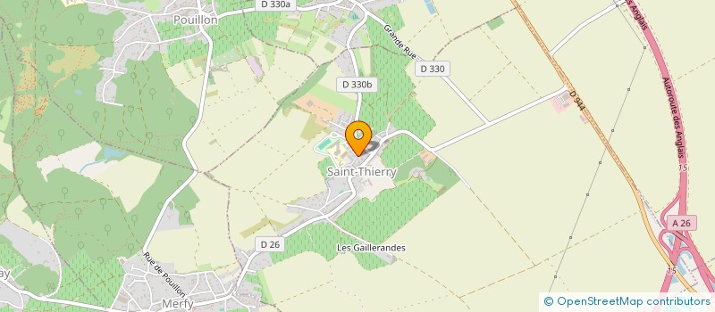 localisation de l'entreprise SCI DU CLOS MOULINET  SAINT-THIERRY