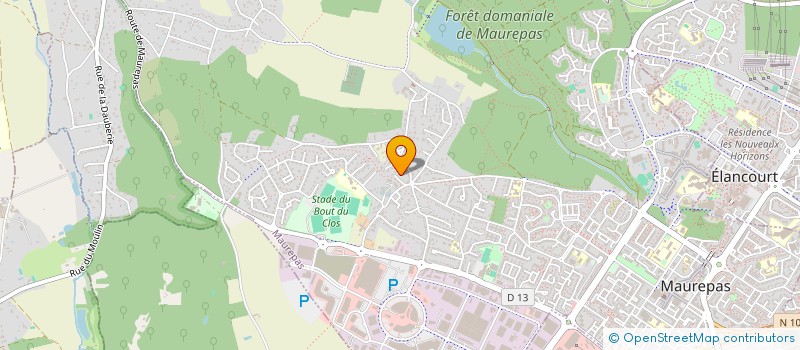 localisation de l'entreprise SCI DU CLOS MRTIN  MAUREPAS