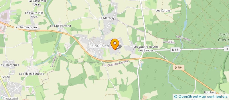 localisation de l'entreprise SCI DU CLOS PELTIER  DINAN