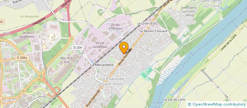 localisation de l'entreprise SCI DU CLOS PETIT  LA CHAUSSEE-SAINT-VICTOR