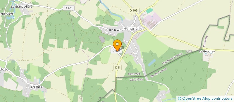 localisation de l'entreprise SCI DU CLOS PIETRE  HENONVILLE