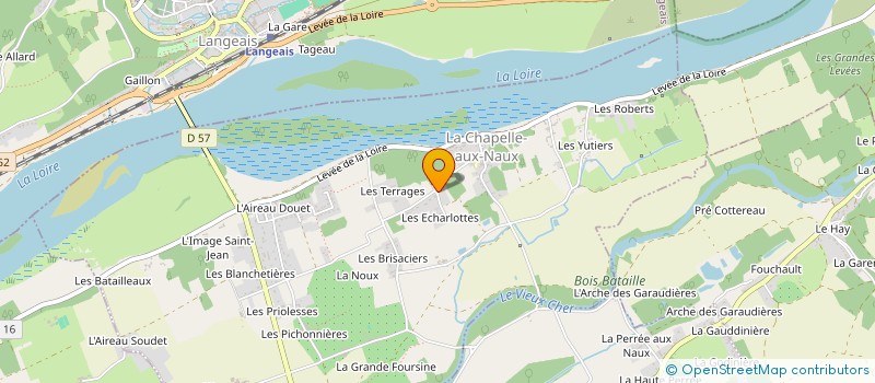 localisation de l'entreprise SCI DU CLOS POISSON  LA CHAPELLE-AUX-NAUX