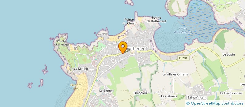 localisation de l'entreprise SCI DU CLOS POUCET  SAINT-MALO