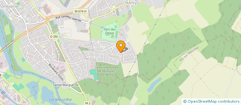 localisation de l'entreprise SCI DU CLOS PRE  SAULXURES-LES-NANCY