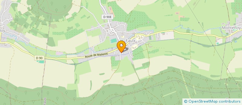 localisation de l'entreprise SCI DU CLOS PRE  FAULX