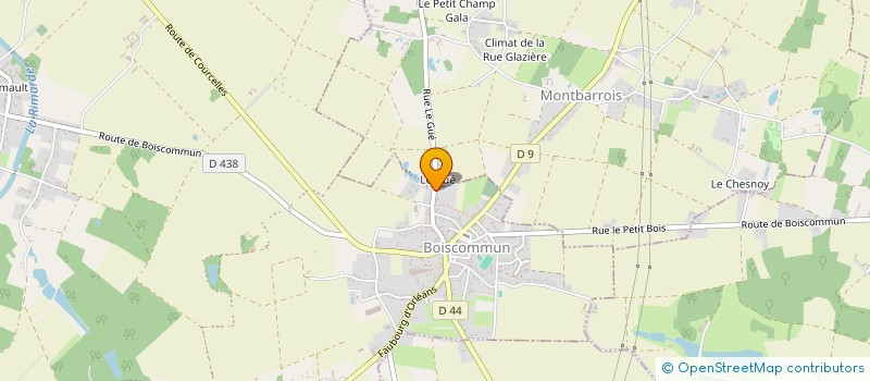 localisation de l'entreprise SCI DU CLOS ROLLAND à BOISCOMMUN