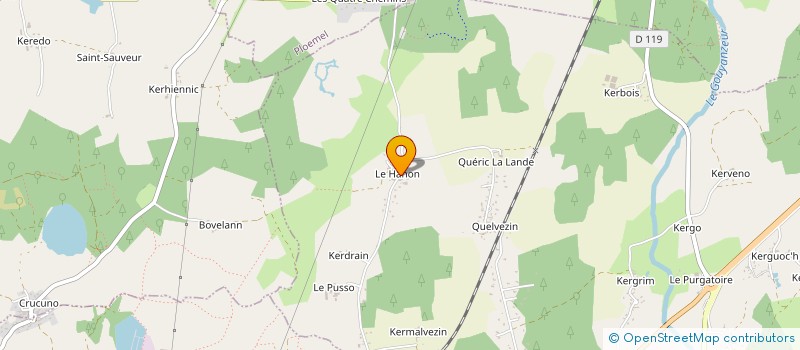 localisation de l'entreprise SCI DU CLOS SAINT AUBIN  CARNAC