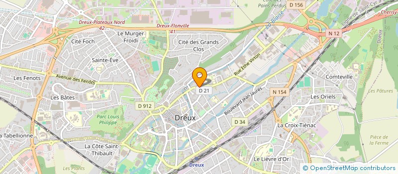localisation de l'entreprise SCI DU CLOS SAINT JEAN à DREUX