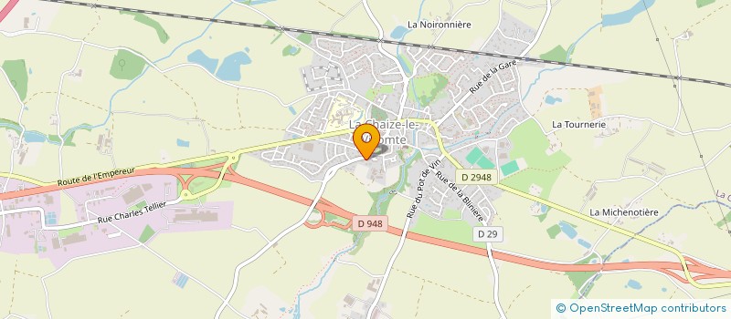 localisation de l'entreprise SCI DU CLOS SAINT JOSEPH  LA CHAIZE-LE-VICOMTE