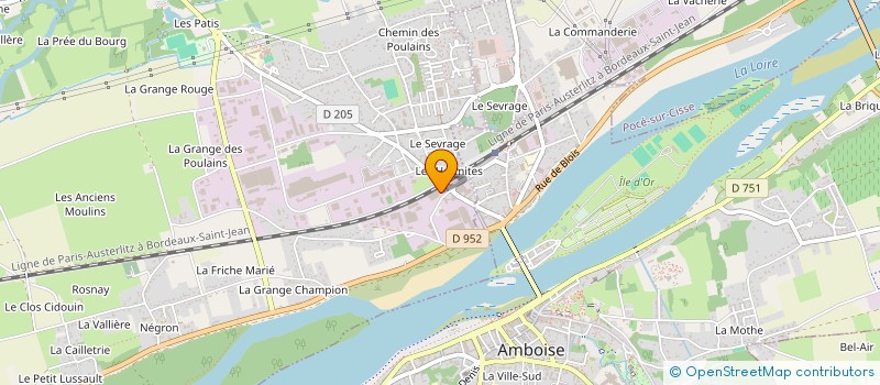 localisation de l'entreprise SCI DU CLOS SAINT MAURICE  NAZELLES-NEGRON