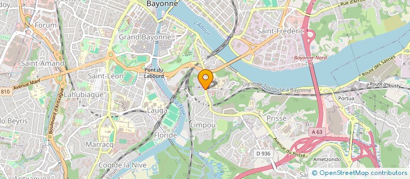 localisation de l'entreprise SCI DU CLOS SAINT PIERRE à BAYONNE