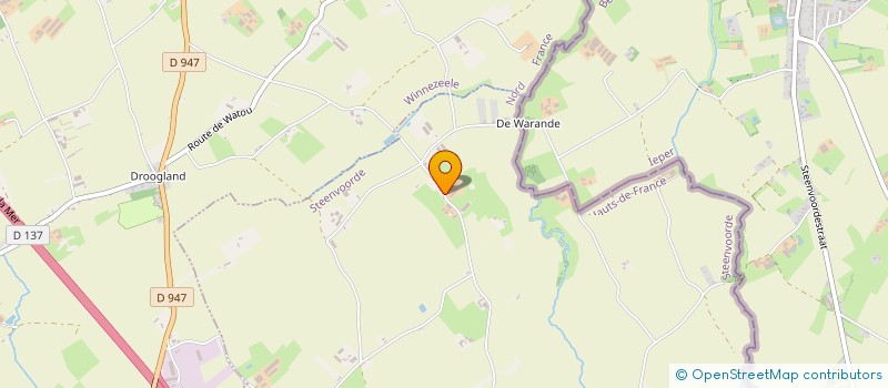 localisation de l'entreprise SCI DU CLOS SAINT SEBASTIEN  STEENVOORDE