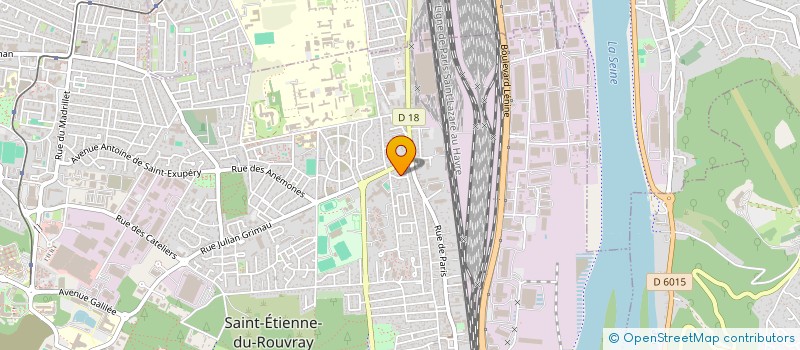 localisation de l'entreprise SCI DU CLOS TELLIER  SAINT-ETIENNE-DU-ROUVRAY