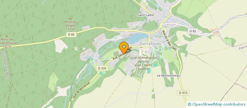 localisation de l'entreprise SCI DU CLOS TONDU  PIERREFONDS