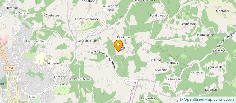 localisation de l'entreprise SCI DU CLOS VALLIS à SARLAT-LA-CANEDA