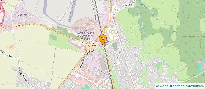 localisation de l'entreprise SCI DU CLOS VERT à AMBERIEU-EN-BUGEY