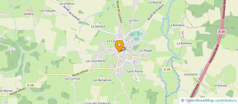 localisation de l'entreprise SCI DU CLOSEAU JOLI  MARBOZ