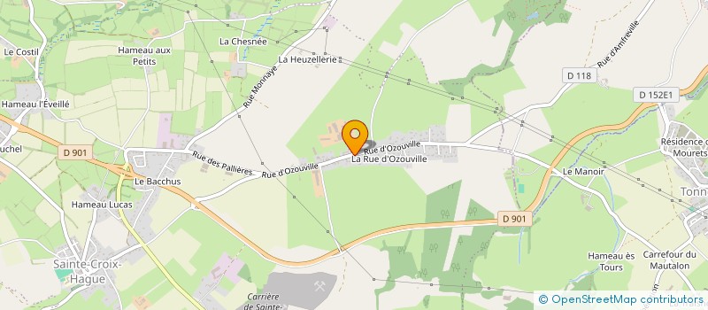 localisation de l'entreprise SCI DU CLOSET  LA HAGUE