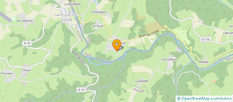 localisation de l'entreprise SCI DU CLOSMARTEL  CHOUVIGNY