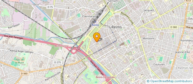 localisation de l'entreprise SCI DU CLOUCQ DU VIEIL à REIMS