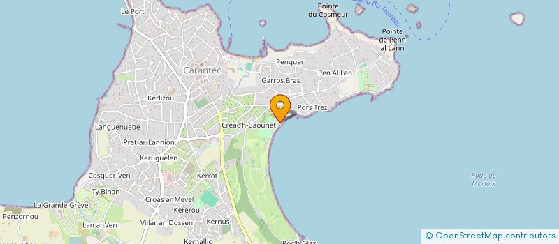 localisation de l'entreprise SCI DU CLOUET  CARANTEC