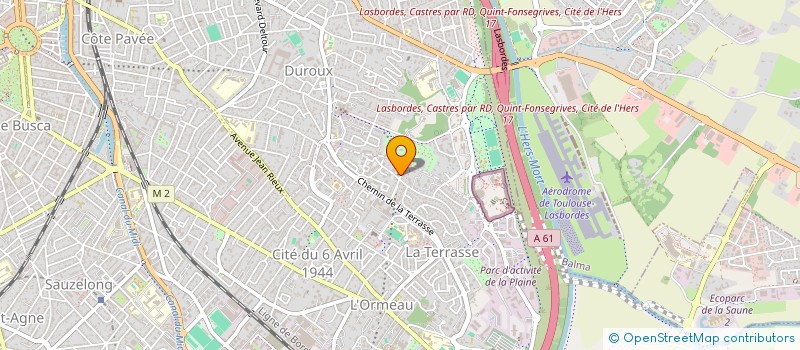 localisation de l'entreprise SCI DU CLOUTAS à TOULOUSE