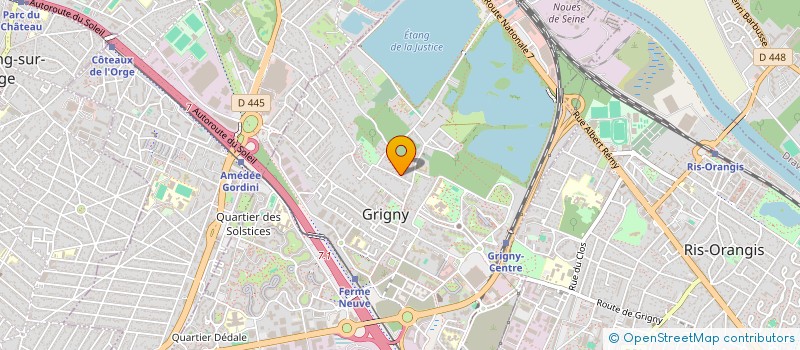 localisation de l'entreprise SCI DU CLOZEAU à GRIGNY