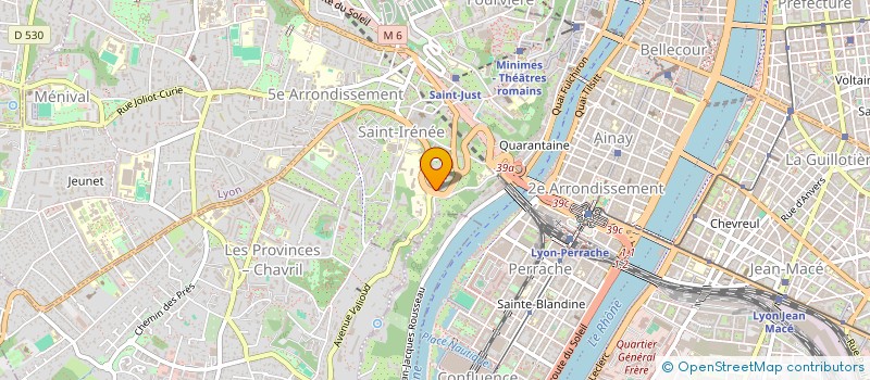 localisation de l'entreprise SCI DU CLUB DES CINQ 08  LYON