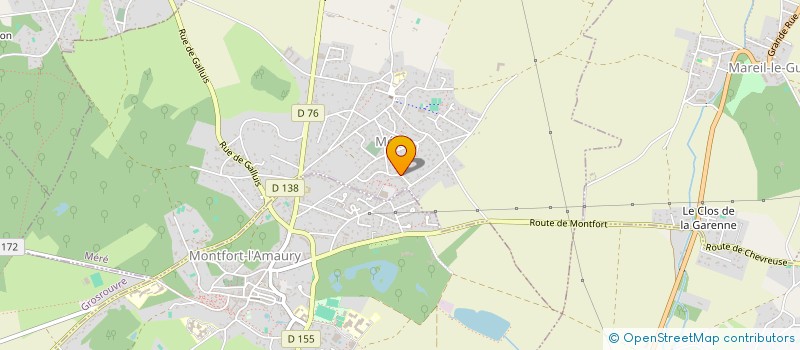 localisation de l'entreprise SCI DU CLUB HIPPIQUE  MONTFORT L'AMAURY