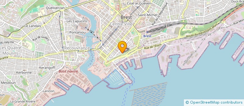 localisation de l'entreprise SCI DU CLUZEAU  BREST