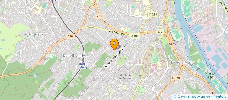 localisation de l'entreprise SCI DU CLUZEAU à MAREIL-MARLY