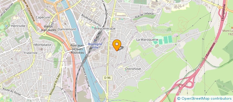 localisation de l'entreprise SCI DU & CO  BOULOGNE-SUR-MER