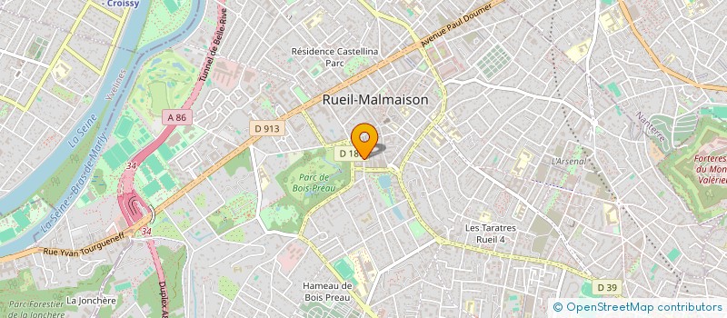 localisation de l'entreprise SCI DU COCHE à RUEIL-MALMAISON