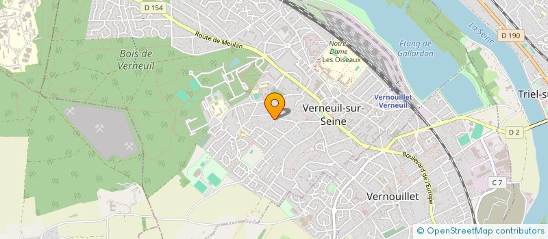 localisation de l'entreprise SCI DU COCHET  SAINT-RAPHAEL