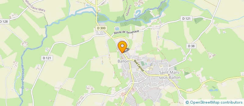 localisation de l'entreprise SCI DU COEUR  BALLON-SAINT MARS